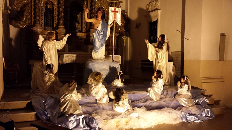Nulvi - Via Crucis Vivente 2015 - Gesù è risorto